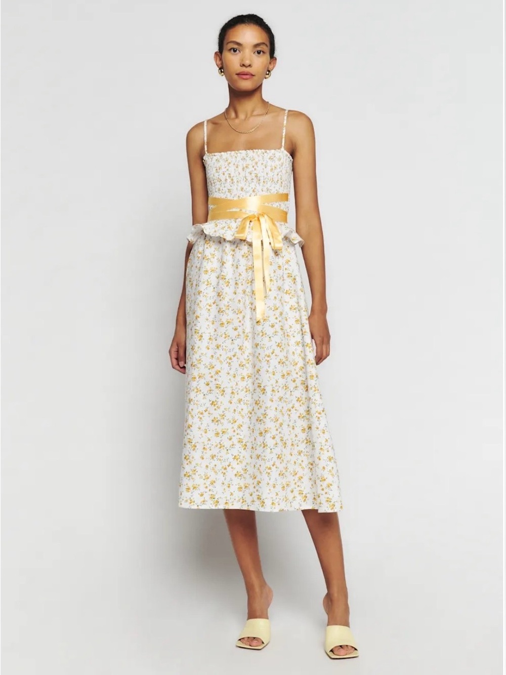 Reformation Miles Linen Dress / Adagio